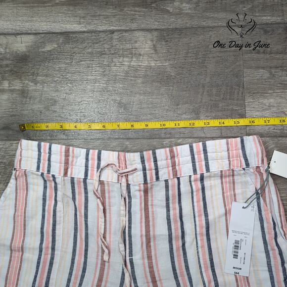 Liz Claiborne Linen Crop Pants Size M - Picture 3 of 6